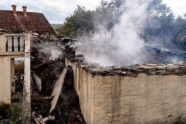 Professional Fire Damage Removal technician working in Milford Square, PA